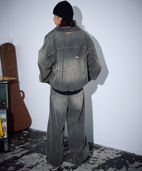 「PBLIM」 デニムパンツ LARGE ブラック レディース_画像6