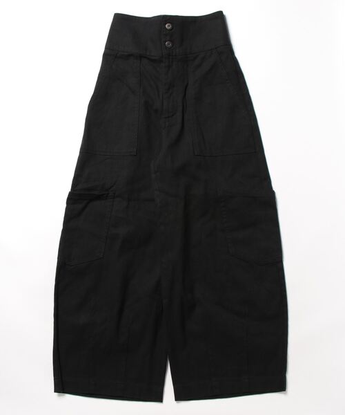 「CIAOPANIC」 カーゴパンツ MEDIUM ブラック レディース_画像2