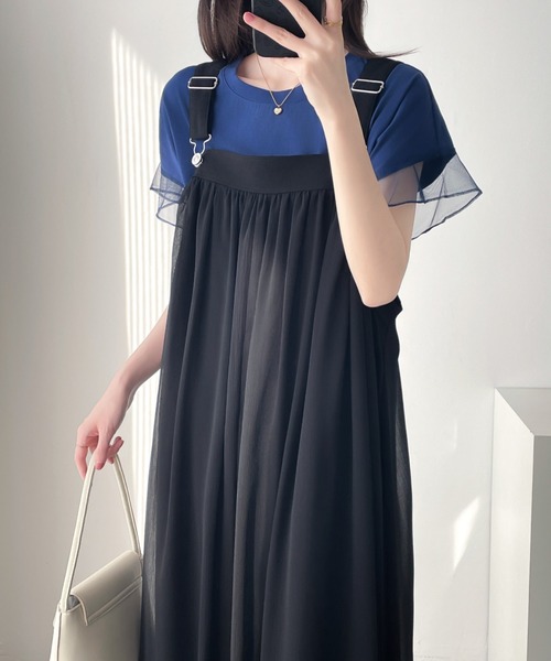 「ABITOKYO」 サロペットスカート S ブラック レディース_画像3
