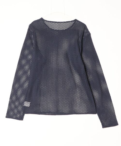 「NKNIT」 長袖カットソー 2 ネイビー レディース_画像2