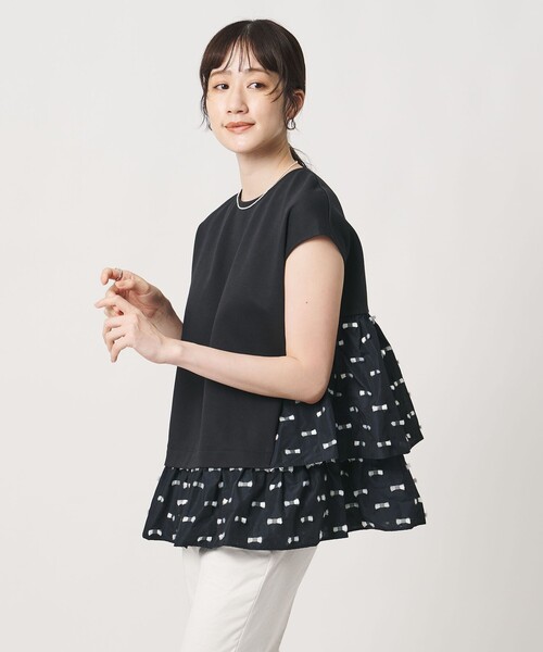 UNITED ARROWS（ユナイテッドアローズ） ブラウス シャツ ドットリボン