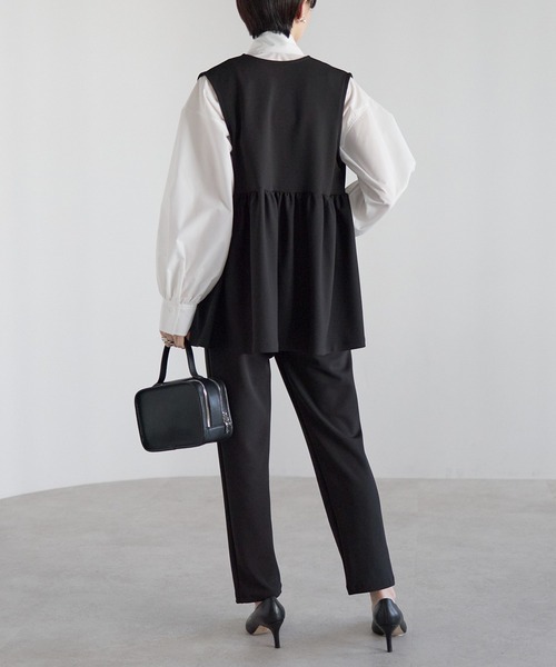 「RIRIYANO」 セットアップ LARGE ネイビー レディース_画像7