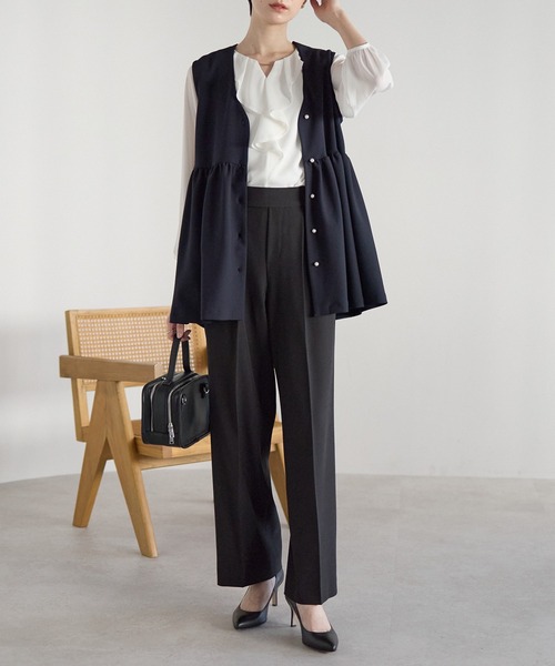 「RIRIYANO」 セットアップ LARGE ネイビー レディース_画像9
