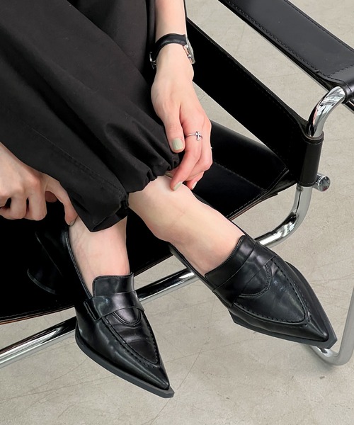 「chuclla」 パンプス 39 ブラック レディース_画像8