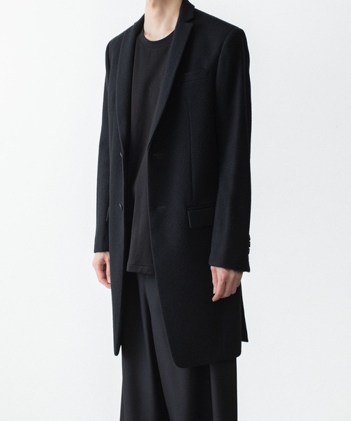 チェスターコート コート ENGLAND LAMB MELTON CHESTER COAT メンズの画像