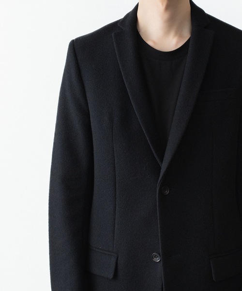 チェスターコート コート ENGLAND LAMB MELTON CHESTER COAT メンズの画像
