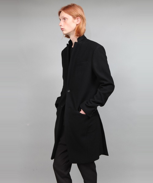 チェスターコート コート ENGLAND LAMB MELTON CHESTER COAT メンズの画像