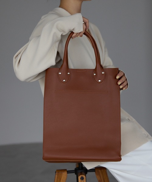ブラウンレザー トートバッグ BrownBrown トートバッグ 「BrownBrown」ブラウンブラウン