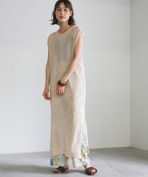 select MOCA（セレクトモカ） ワンピース 2021 SS ノースリーブシアー 