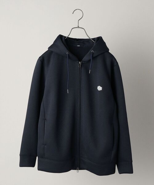 パーカー 【WEB限定】SHIPS: スタイリッシュ ロゴ ワッペン バルキー ポンチ ジップ パーカー8,470円