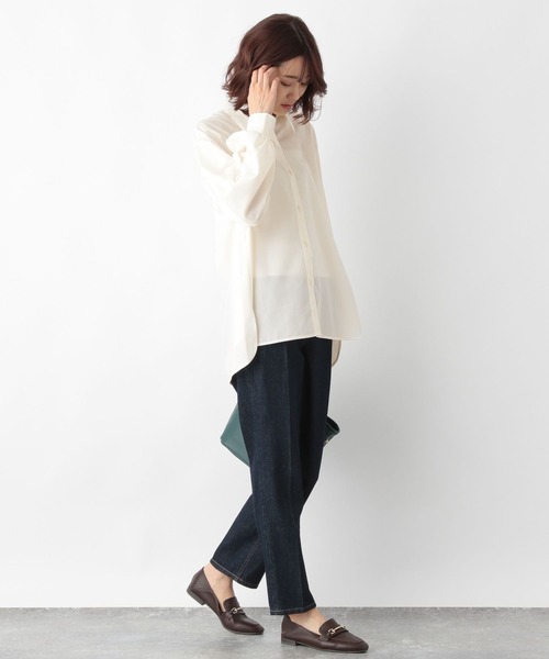 シャツ ブラウス レギュラーカラーシャツ/MATINEE LINE/126262 レディース | GLOBAL WORK | 03