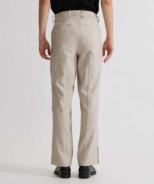 UNITED TOKYO パンツ パネルスリットストレートパンツ メンズ