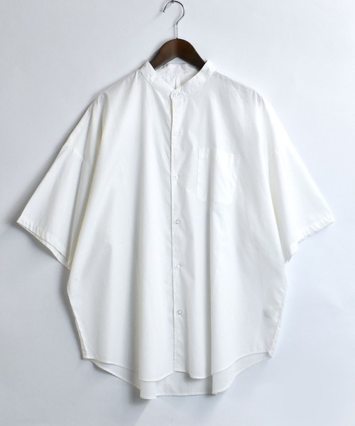 新品未使用 タグ付 20aw コットンブロードバンドカラーシャツ　白 0431143076995an_3?$VS_1500$