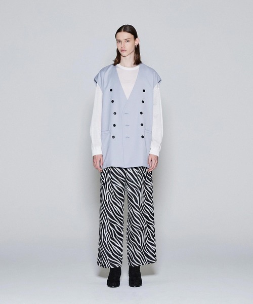 SHAREEF ジャケット テーラードジャケット DOUBLE CLOTH SLEEVELESS JK 