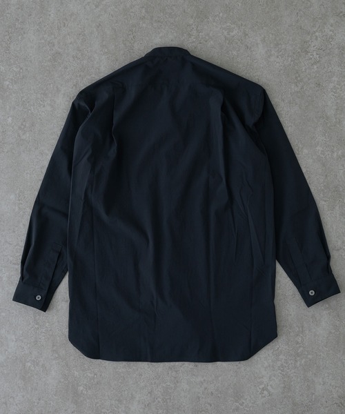 驚きの価格 BRICK＆SONS シャツ リラックスバンドカラーシャツ QUALITY NOTO トップス