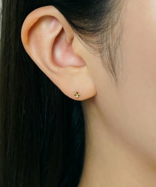 TAKE-UP ピアス 「 セカンドピアス」 K18ミニフラワーピアス