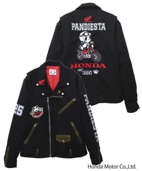 革ジャン ライダース Honda×Pandiesta CT125 コットンWライダース 