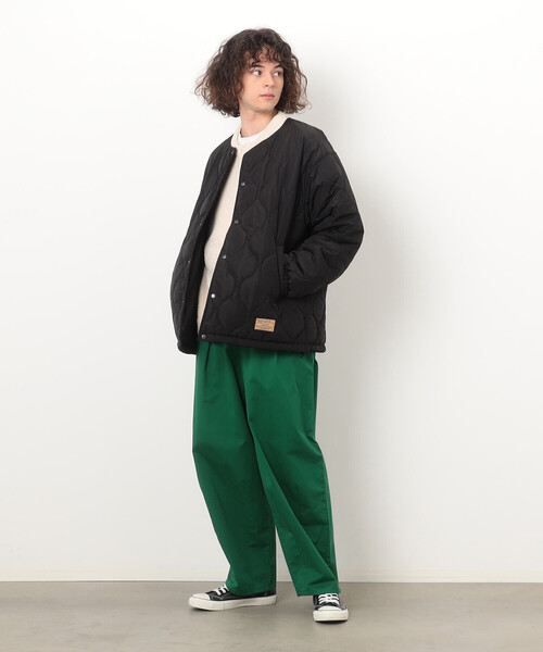 パンツ kawauso38 ギザコットンブロード8分丈パンツ（オレガノ）【ユニセックス