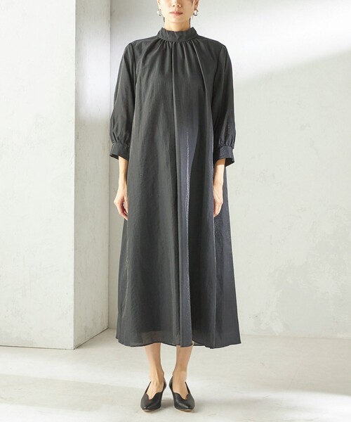 ships little black ワンピース 「SHIPS別注」kaene:2WAY ボウタイ