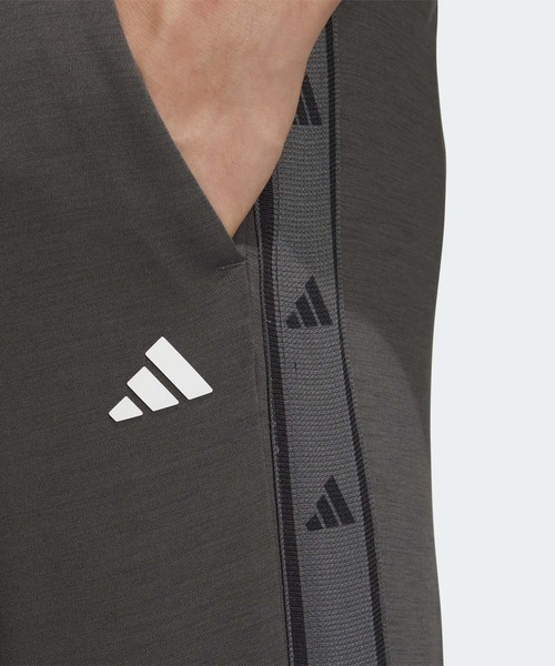 adidas パンツ ファブリックミックスストレッチ アンクル