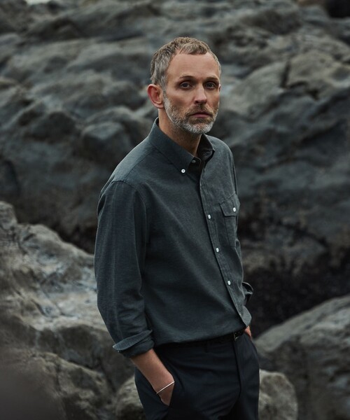 J.PRESS シャツ 「HYBRID LINEN」ボタンダウンシャツ メンズ