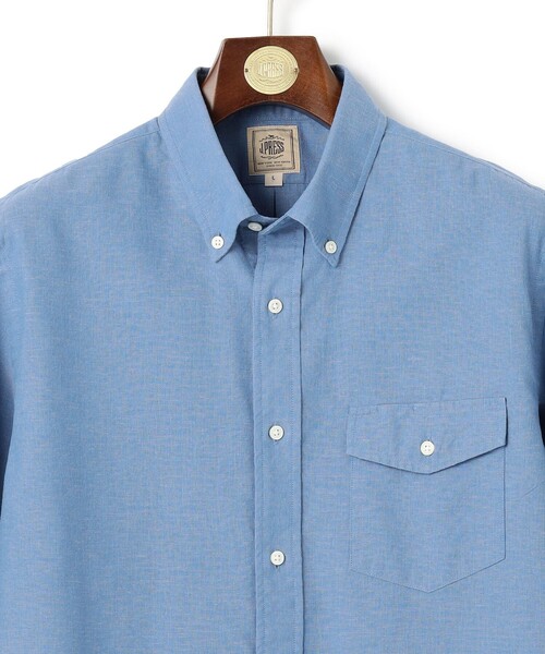 J.PRESS シャツ 「HYBRID LINEN」ボタンダウンシャツ メンズ
