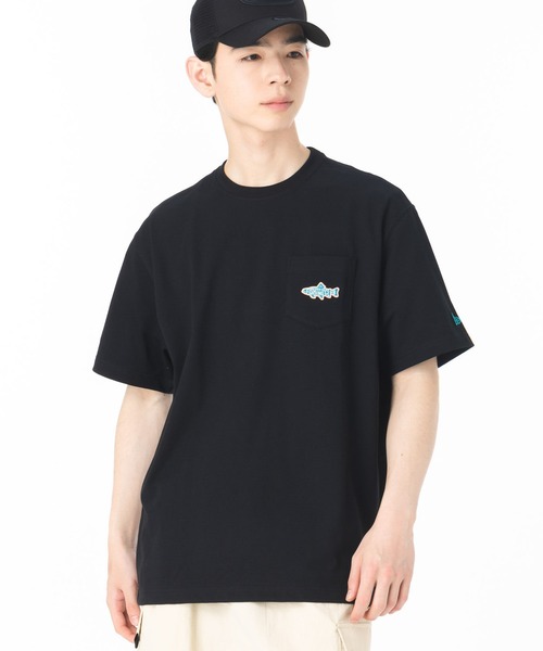 NEW ERA tシャツ ニューエラ 韓国企画 半袖Tシャツ キャンピング