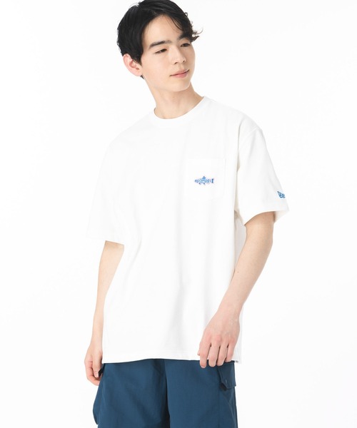 NEW ERA tシャツ ニューエラ 韓国企画 半袖Tシャツ キャンピング