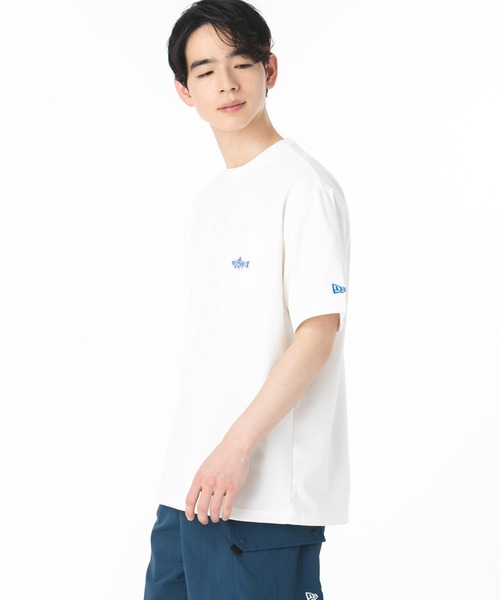 NEW ERA tシャツ ニューエラ 韓国企画 半袖Tシャツ キャンピング