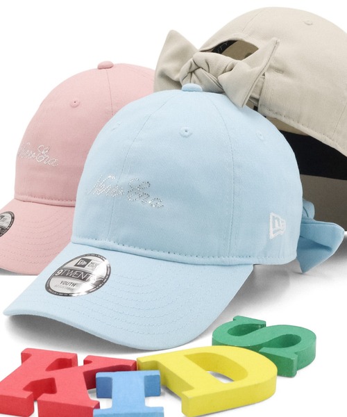 NEW ERA（ニューエラ） キャップ 帽子 ニューエラキッズ リボン