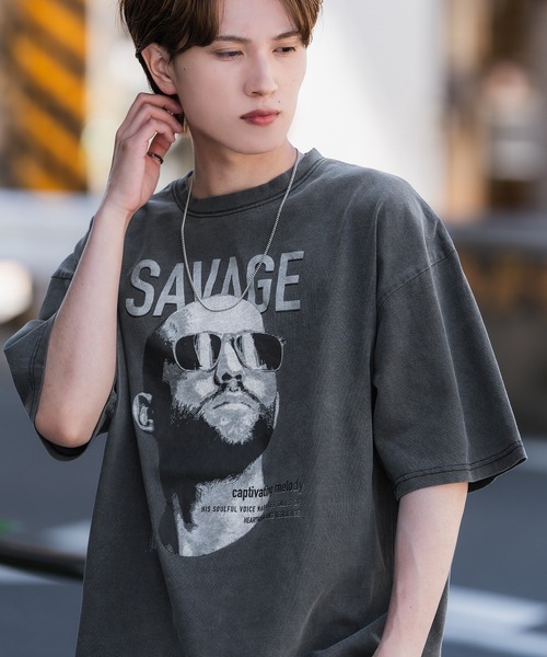 Badway 短丈Tシャツ SCHOTT×BADWAY collabo TEE – YZ