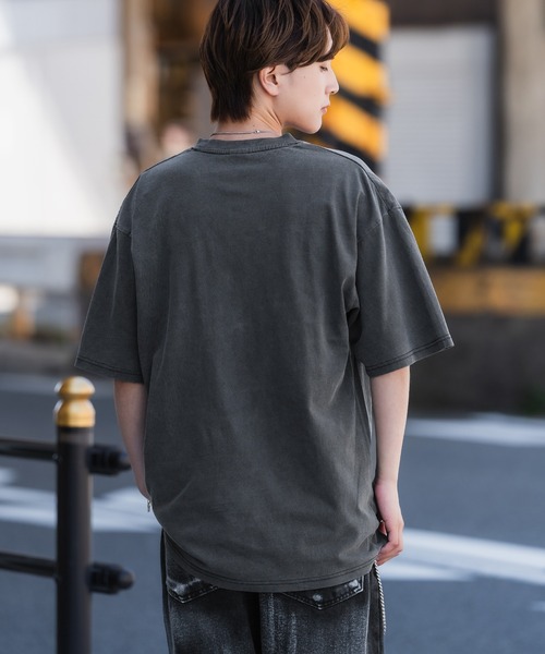 SIDEWAY STANCE tシャツ 「SIDEWAY STANCE」ピグメント加工