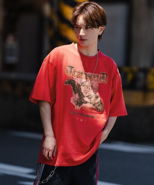 ボスコーヒー Tシャツ L 赤 SIDEWAY STANCE（サイドウェイスタンス） tシャツ 「SIDEWAY STANCE