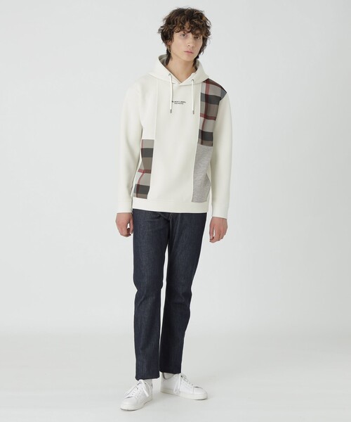 BLACK LABEL CRESTBRIDGE パーカー パッチワークチェック