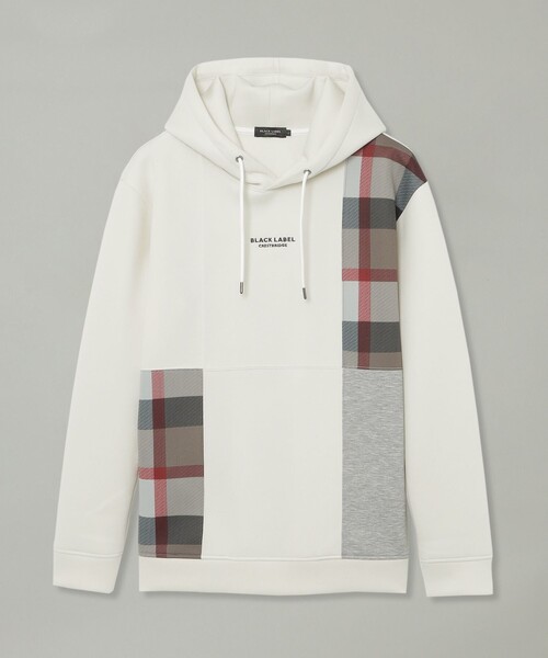 BLACK LABEL CRESTBRIDGE パーカー パッチワークチェック