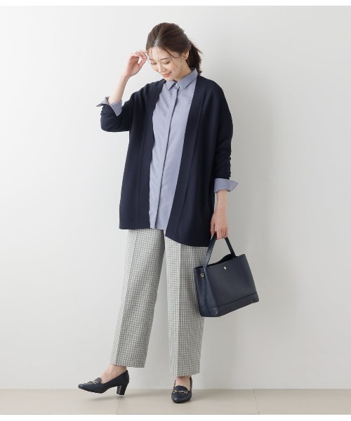 NEWYORKER カーディガン TCホールガーメント(R)ニット 着流し