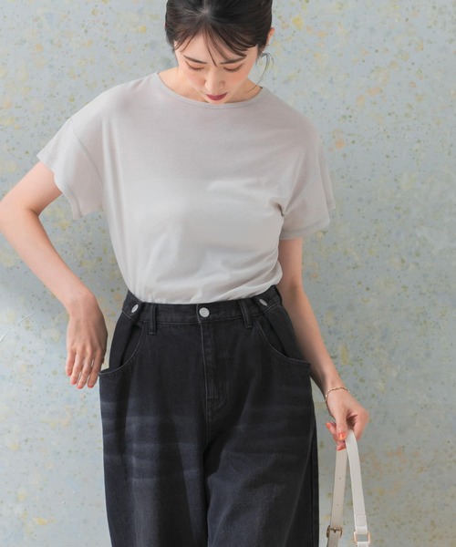 tシャツ シアーフライスロゴプリントT レディース SET]シアーフライス ロゴプリントT +シアーフライス ロゴ