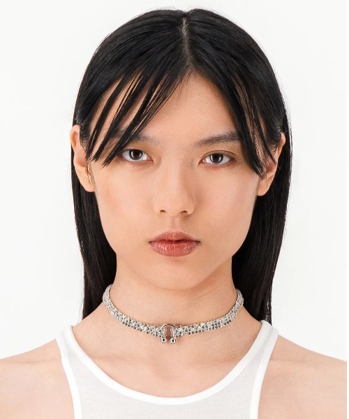 フランス発 ☆Justine Clenquet☆ Rae チョーカー: シルバー 26119_2.jpg