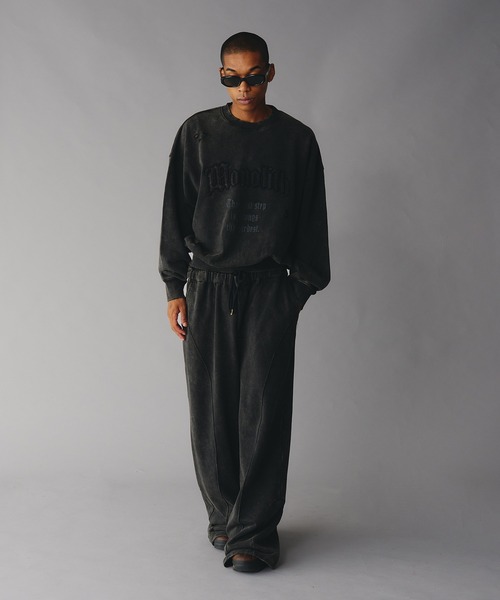 ANDER HUNK トレーナー スウェット Damage Overdyed Sweat Pullover 