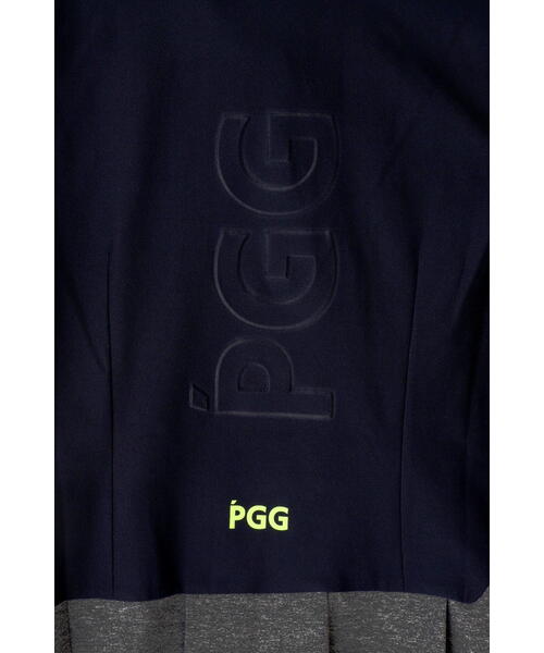 PGG グレー ポロシャツ PGG ポロシャツ ポロ 「PGG」TEXBRID 梨地半袖ポロシャツ 「杢