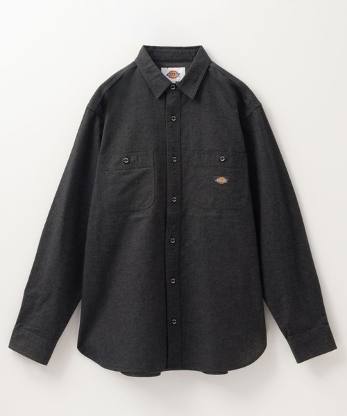 Dickies シーナ&ロケッツ　ワークシャツ　M （Ｌ）　新品　黒 Dickies シャツ 「Dickies」WORK SHIRT/ワークシャツ メンズ