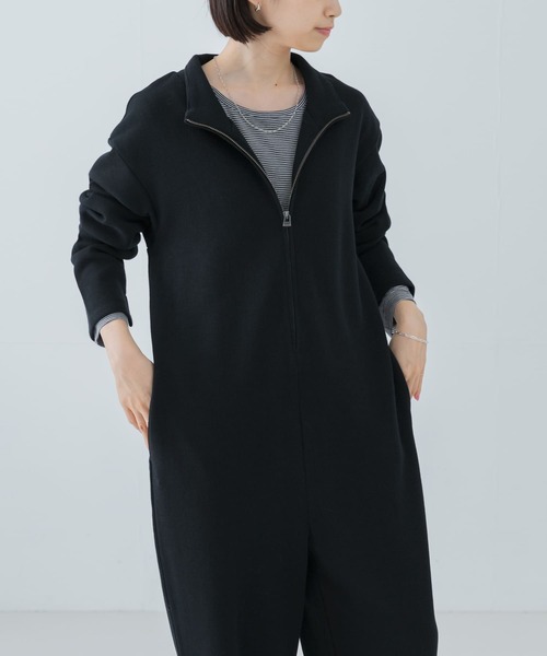 URBAN RESEARCH サロペット オーバーオール ハーフジップ