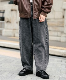 ジーンズ バレルレッグジーンズ ワイドデニムパンツ メンズ レディース｜ZOZOTOWN Yahoo!店