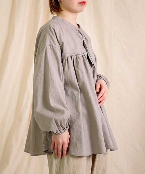 Brocante ブラウス シャツ 「Brocante / ブロカント」 20s綿麻