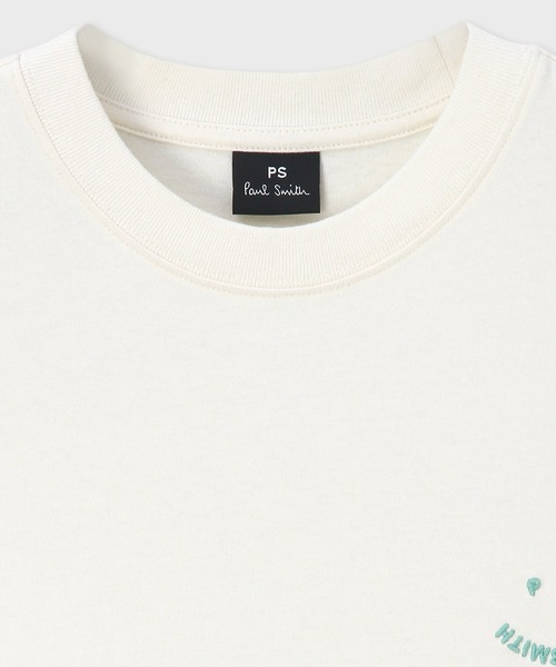 新品未使用タグ付き　日本製【PS Paul Smith】総柄半袖Tシャツ　M PS Paul Smith tシャツ “Happy” 半袖Tシャツ / 553964 P965XE
