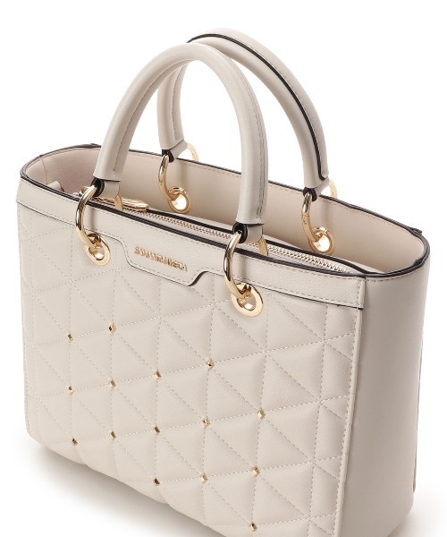 サマンサベガ（Samantha Vega ）/キルティングスタッズスクエアバッグ Samantha Vega（サマンサベガ） ハンドバッグ キルティングスタッズ