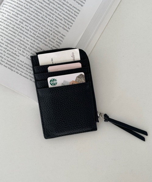 財布 PU薄型 シンプルデザイン カードケース/ミニ財布 レディース