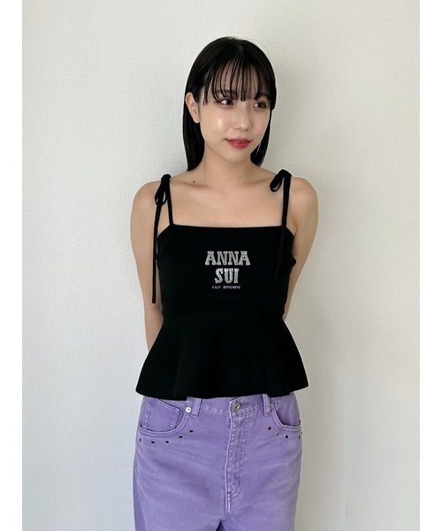 WEB限定カラー】【LILY BROWN × ANNA SUI】ペプラムトップス