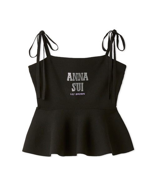 ★新品【LILY BROWN × ANNA SUI】ペプラムトップス WEB限定カラー】【LILY BROWN × ANNA SUI】ペプラムトップス