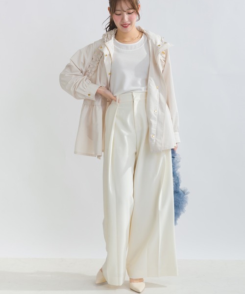 PICCIN（ピッチン） マウンテンパーカー ウインドブレーカー フリル